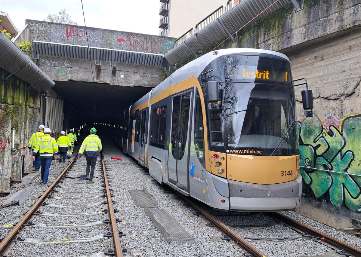 Test tram Albert