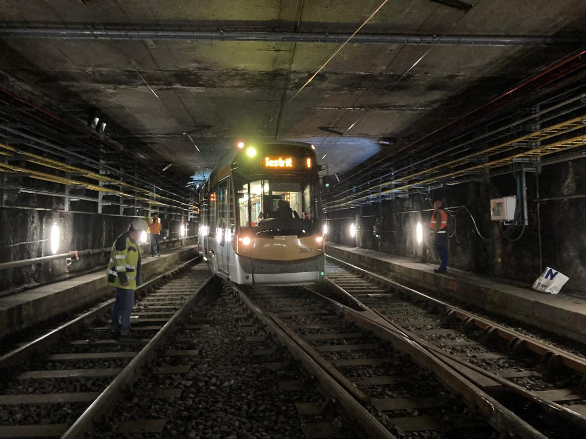 Premier essai sur le nouvel aiguillage